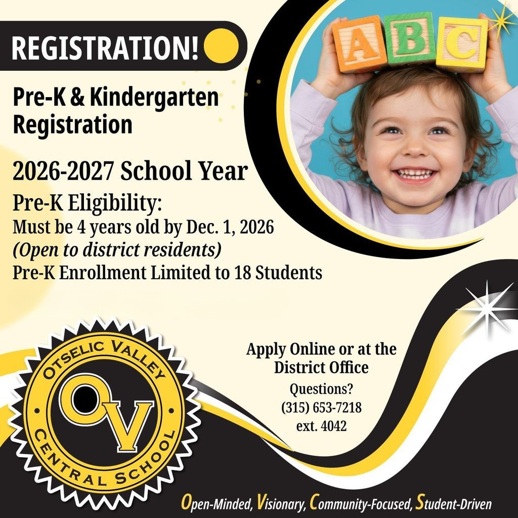 Pre K & K Registration