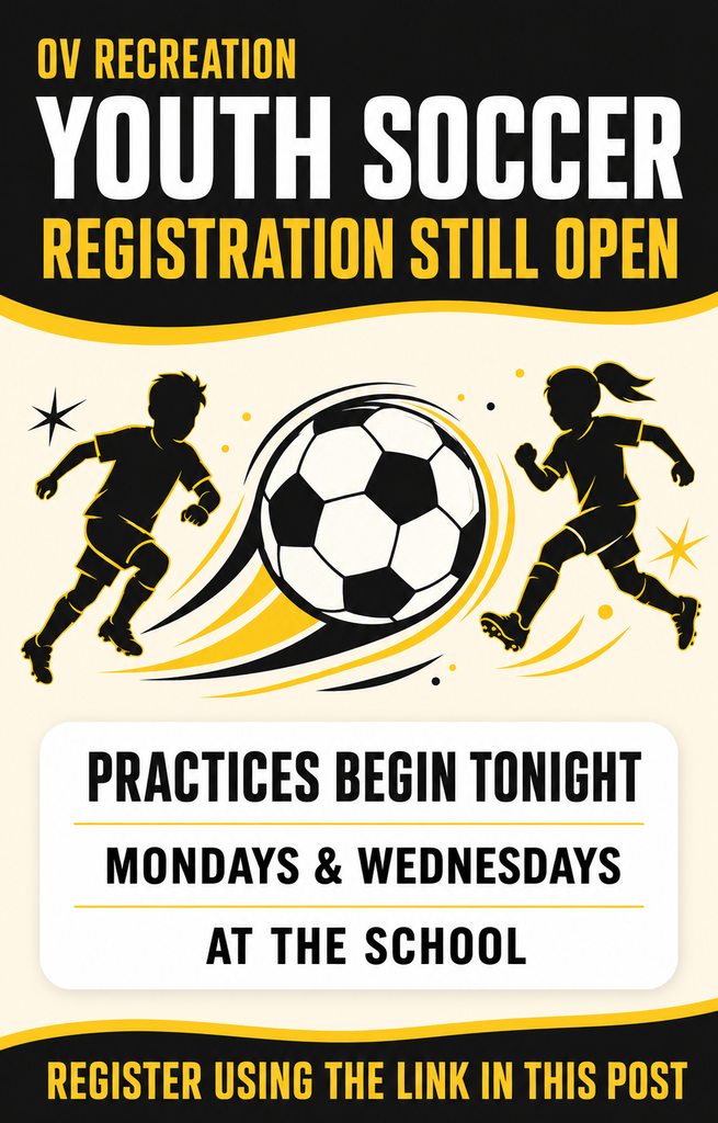 OV Youth Soccer Registration Still Open Flyer