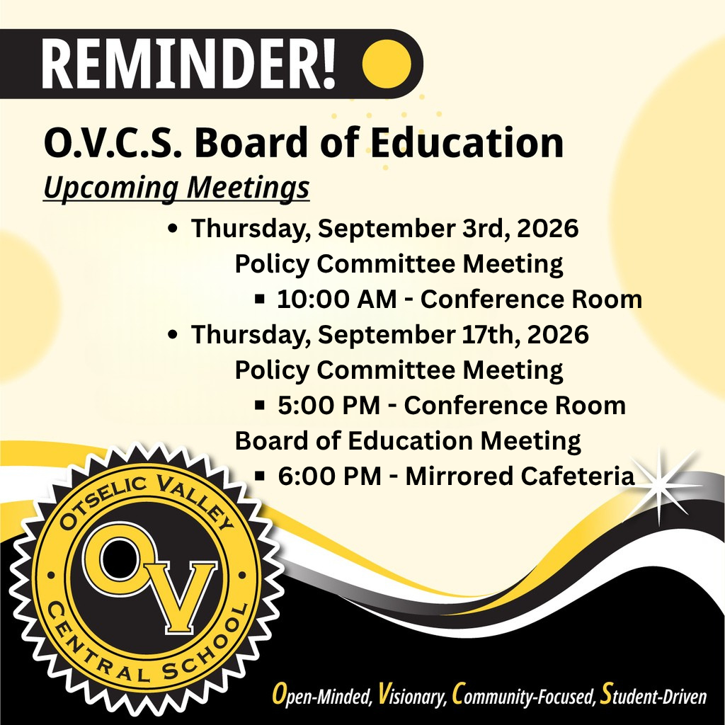 September BOE Meetings Graphic