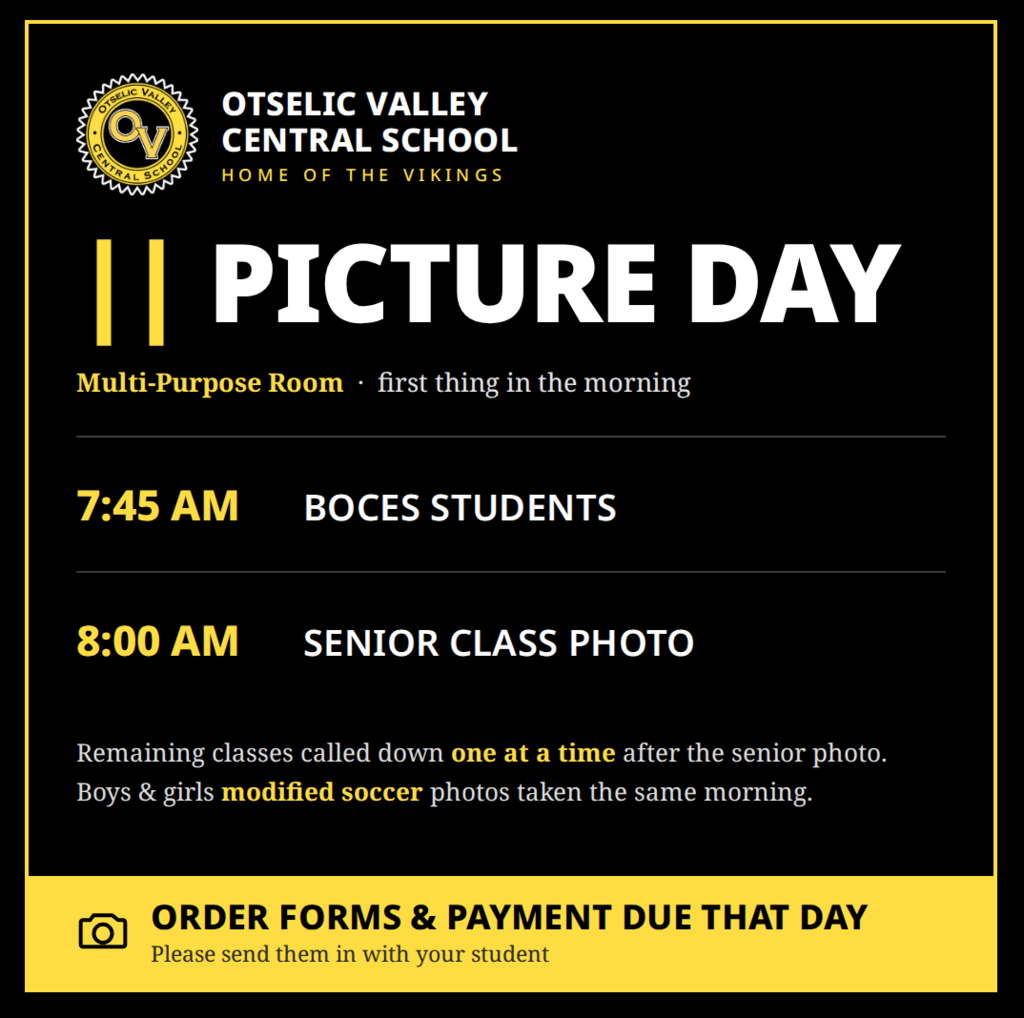 Picture Day Graphic