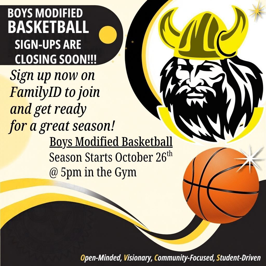 OV Modified Boys Basketball Sign Ups