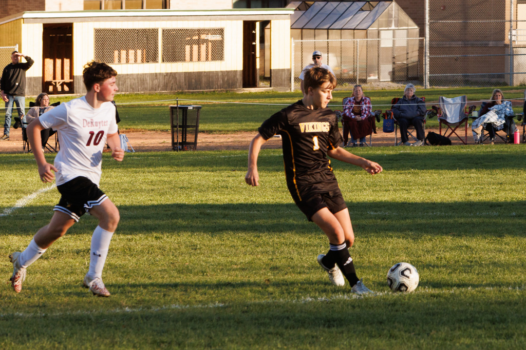 Soccer night versus DeRuyter at OV!