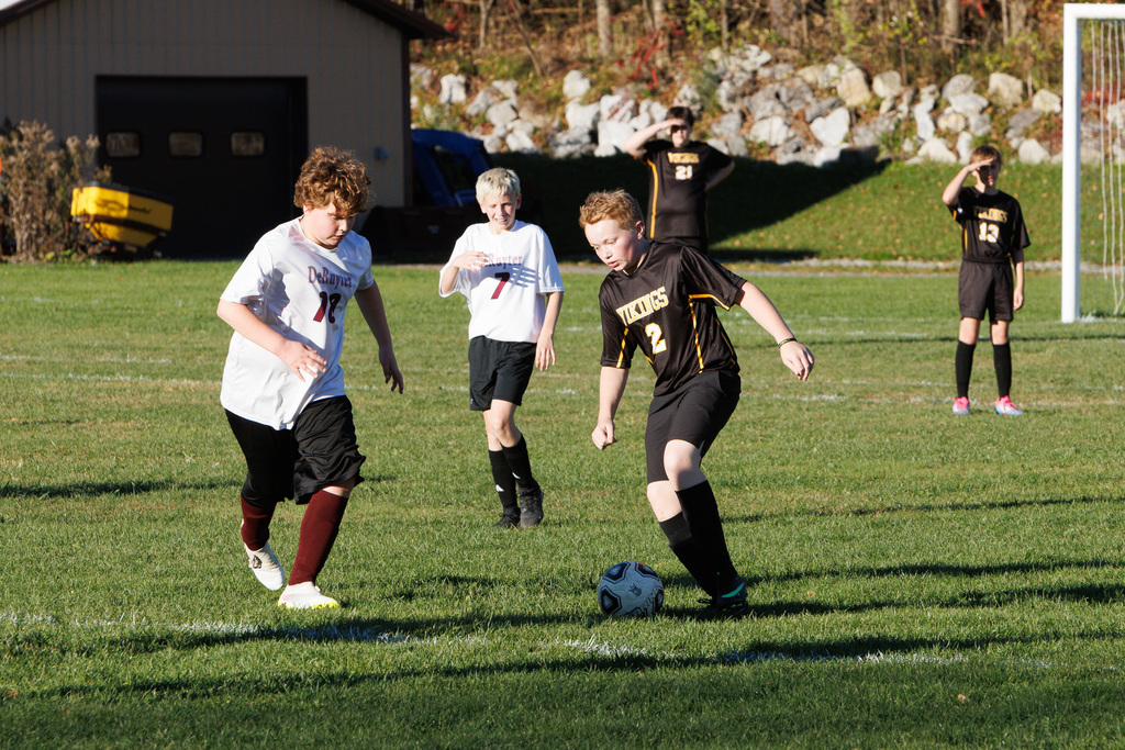 Soccer night versus DeRuyter at OV!