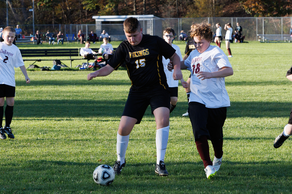 Soccer night versus DeRuyter at OV!