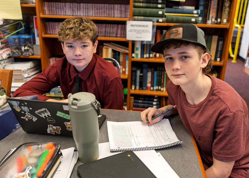 8th grade students using Fuse