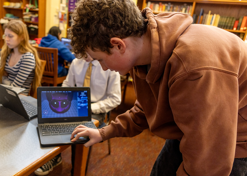 8th grade students using Fuse