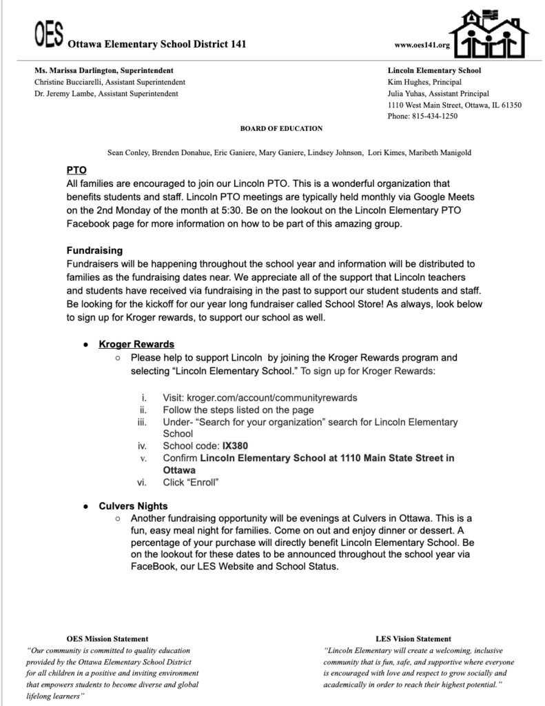 Welcome Back Letter Pg 7