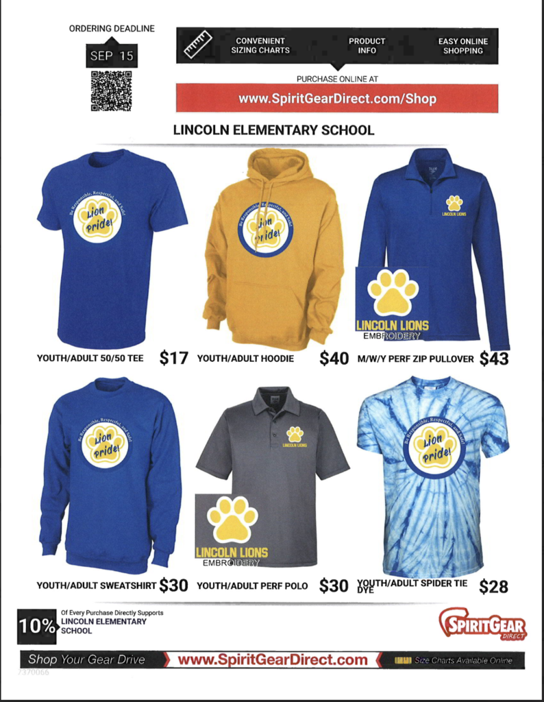 Lincoln Spirit Gear