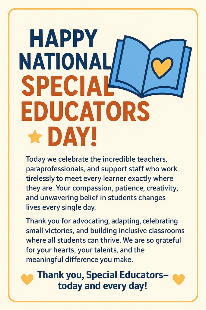 National Special Educator's Day!