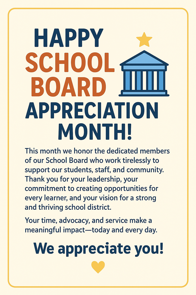 School Board Appreciation Month 