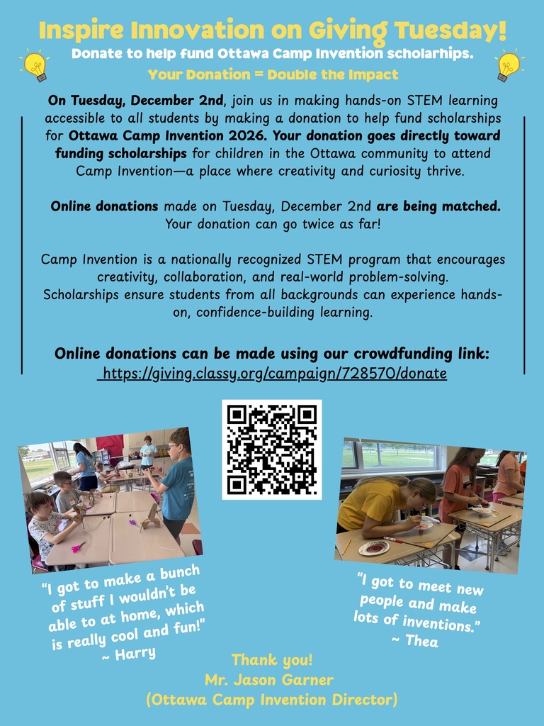 Camp Invention Day of Giving 2025