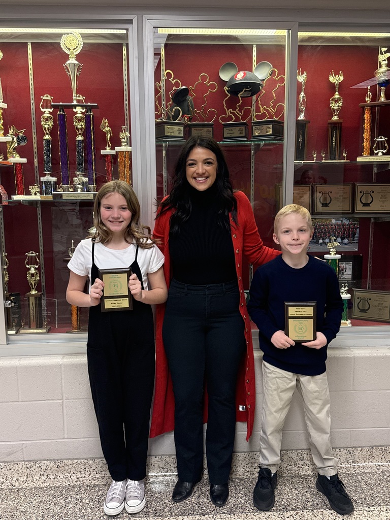 Riley Lowry, Mrs. Yuhas, and Ian Olander