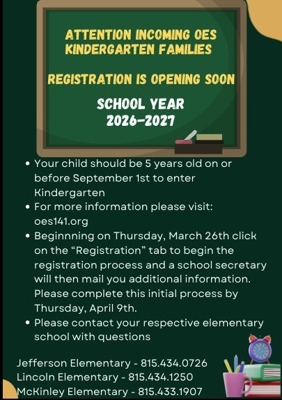 Kindergarten registration