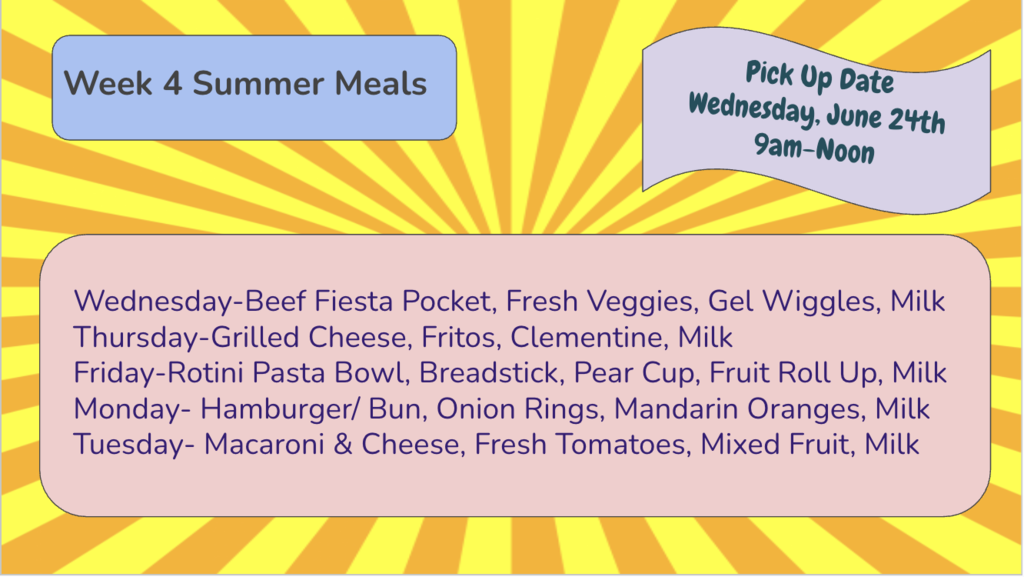 Summer Meals