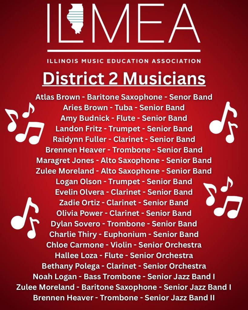 ILMEA Band District Musician list