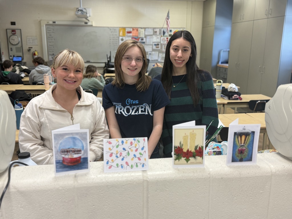 2025 OTHS Holiday Art Card Winners