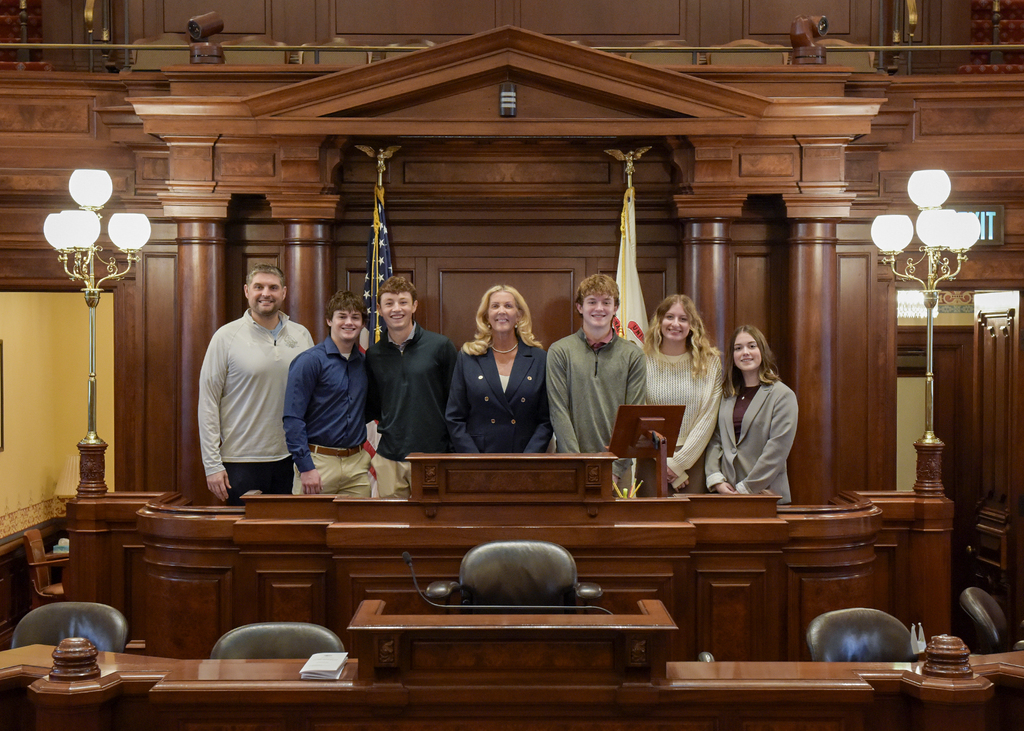 2026 OTHS Youth Advisory Council Participants with Illinois State Senator Sue Rezin