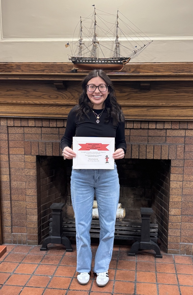 Perla Gutierrez OTHS Educational Foundation Student of the Month March 2026