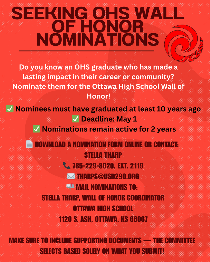 red background with words