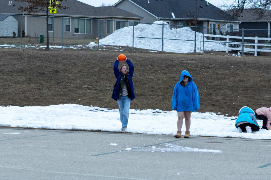 Children play in recess and physical education class.