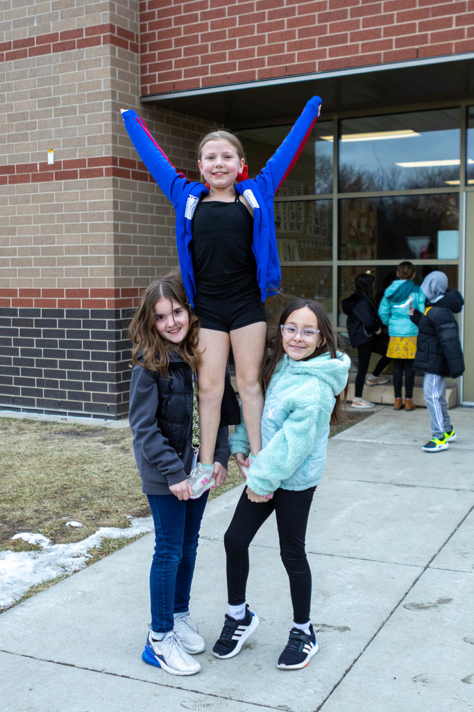 Children play in recess and physical education class.