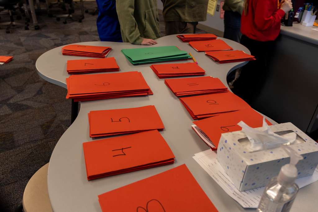 cards for assignment.