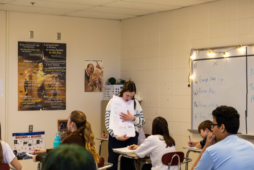 Ottawa Middle School History Class