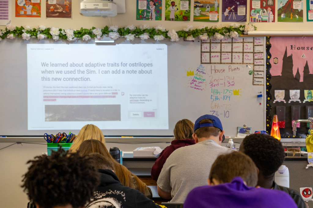 Ottawa Middle School Science Class