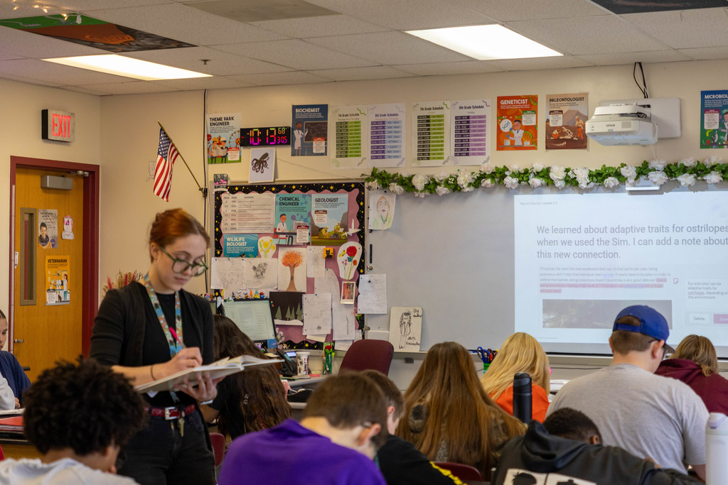 Ottawa Middle School Science Class