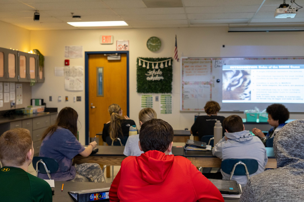 Ottawa Middle School Science Class