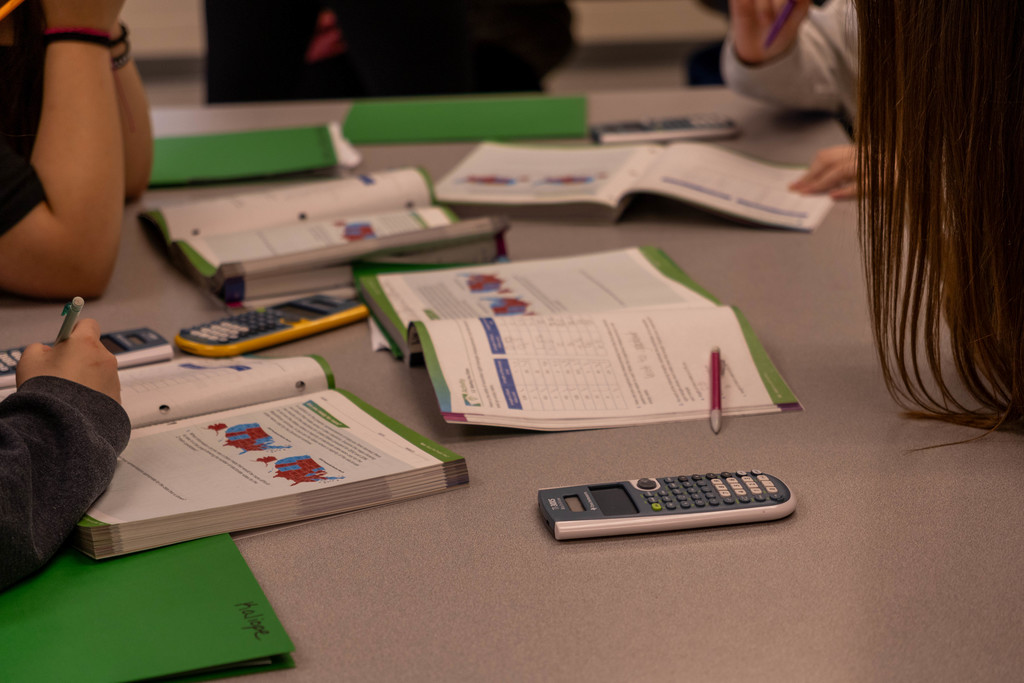 Ottawa Middle School Math Class