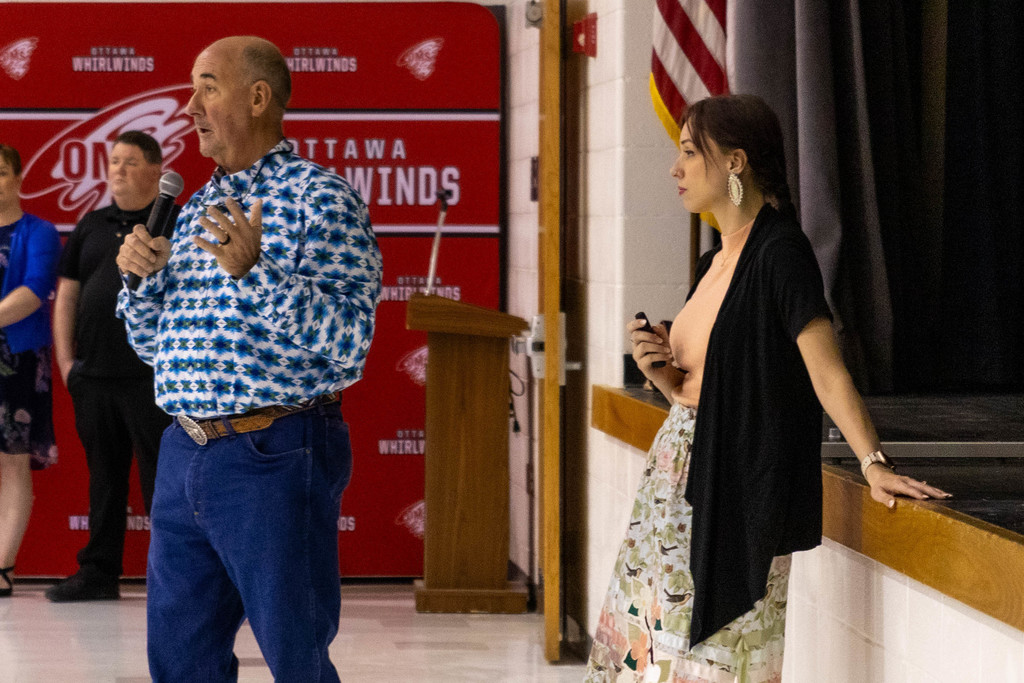 Ottawa Middle School Native American Assembly