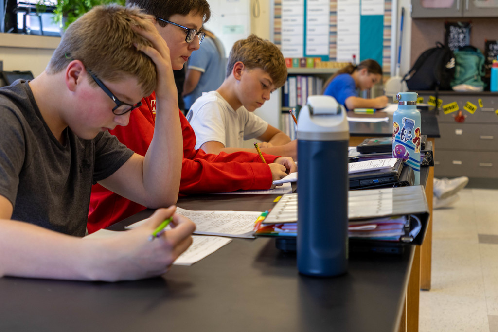 Ottawa Middle School Science Class