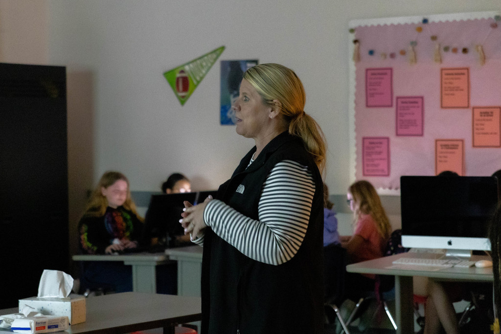 Ottawa Middle School Technology class