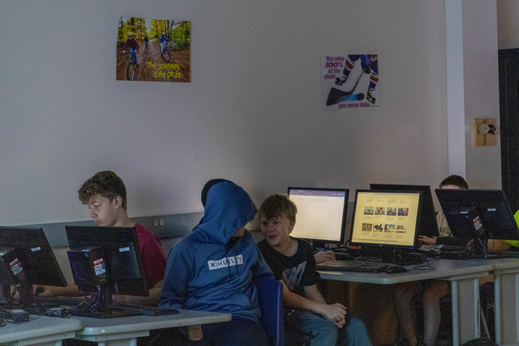 Ottawa Middle School Technology class