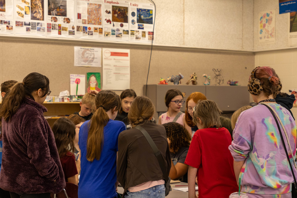 Ottawa Middle School Art Class