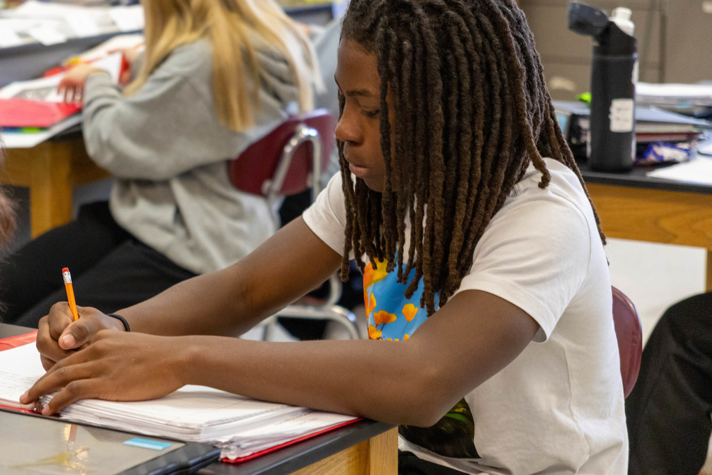 Ottawa Middle School Science Class