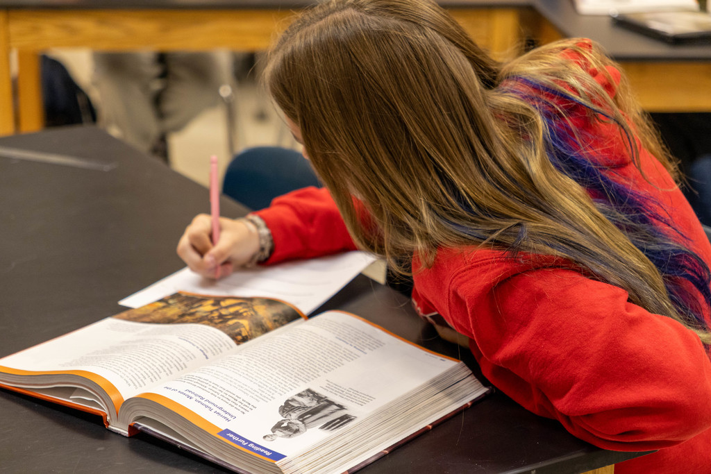 Ottawa Middle School History Class