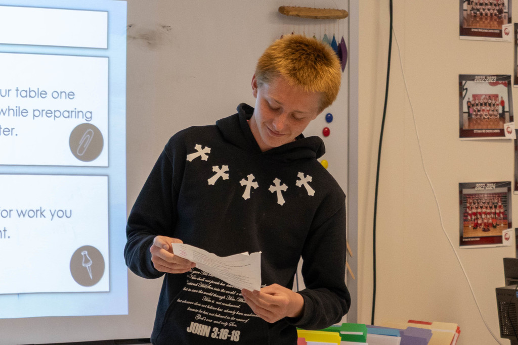 Ottawa Middle School English Class