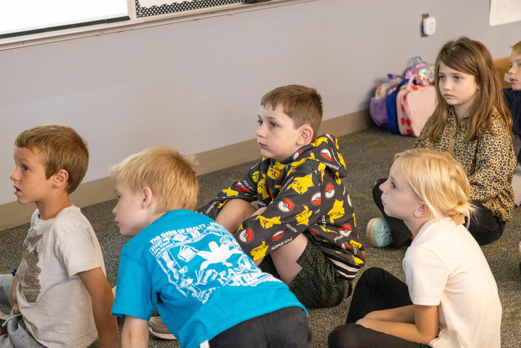 Kids listening