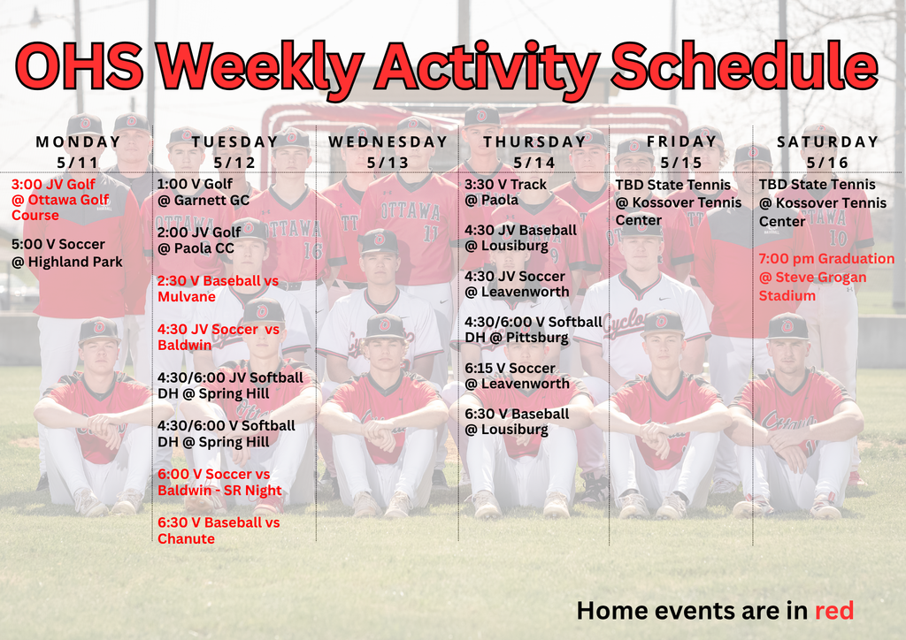 weekly activities