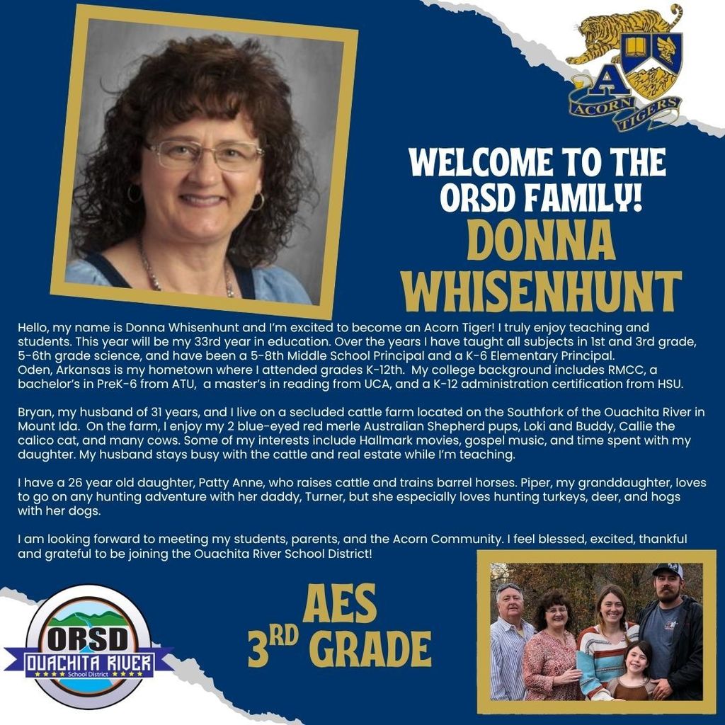 Welcome, Donna Whisenhunt!