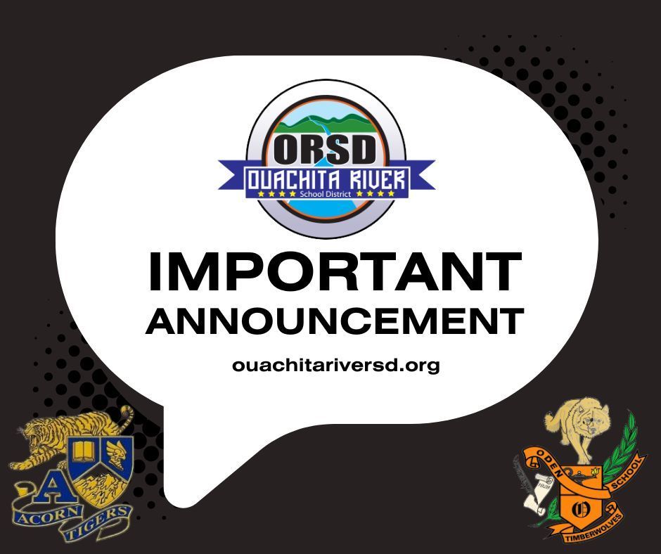 ORSD Important Announcement - No Monday Program on 8-18-2025