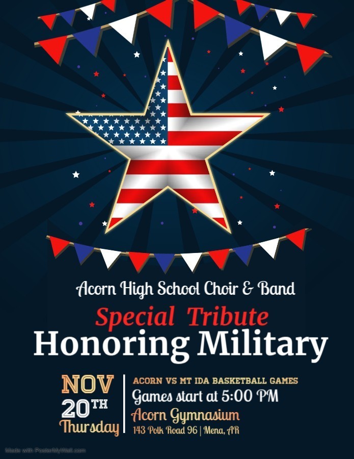 AHS Band and Choir HONORING MILITARY Special Tribute - 11-20-2025