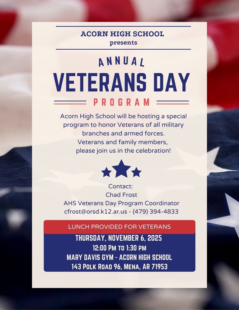 AHS presents Annual Veterans Day Program - 11-6-2025