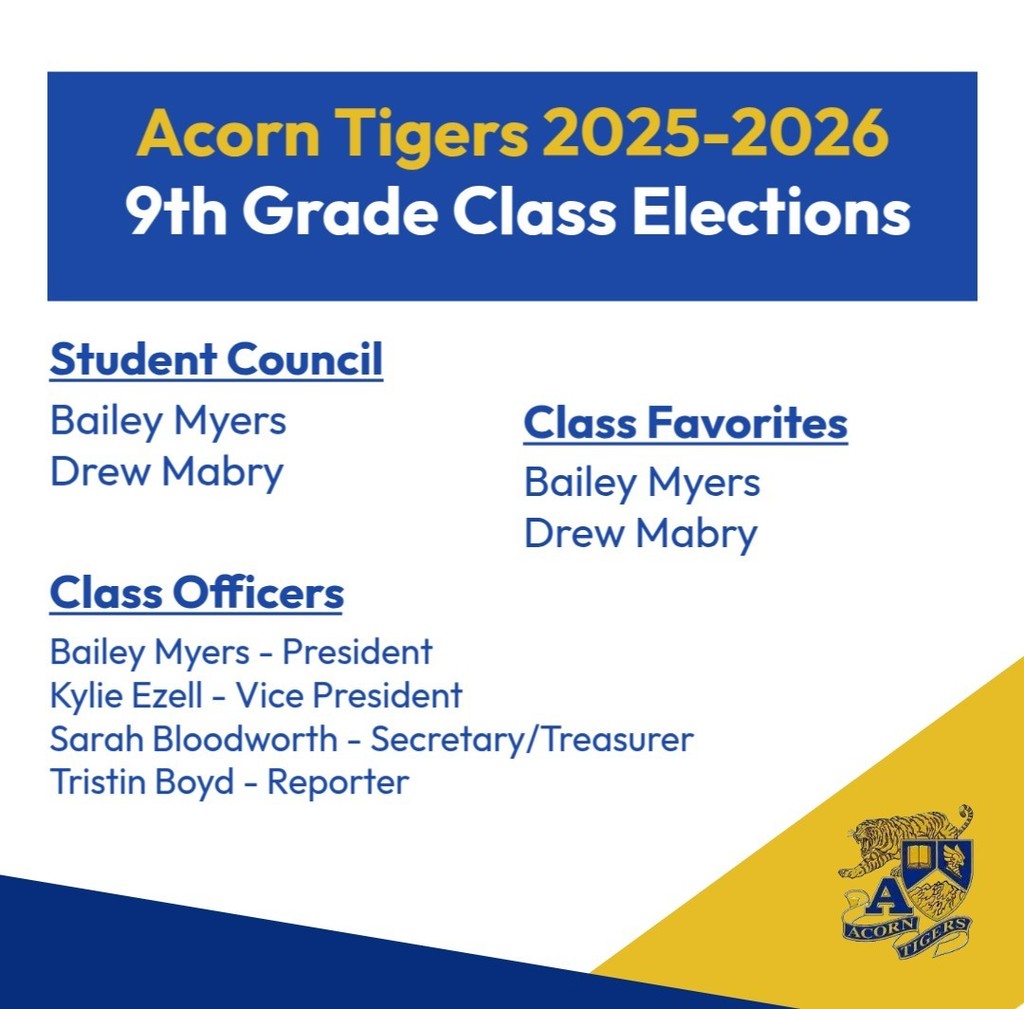 AHS Class Elections - 9th Grade