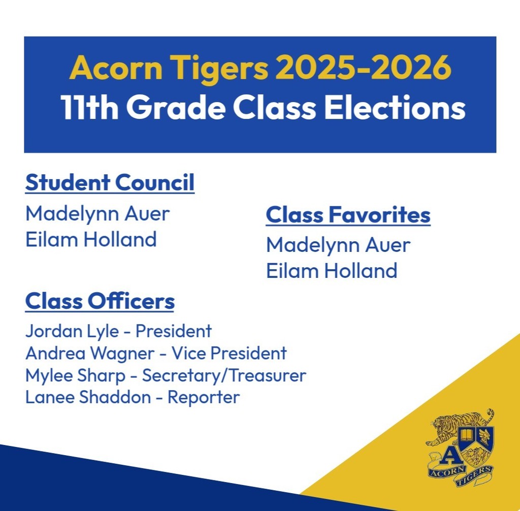 AHS Class Elections - 11th Grade