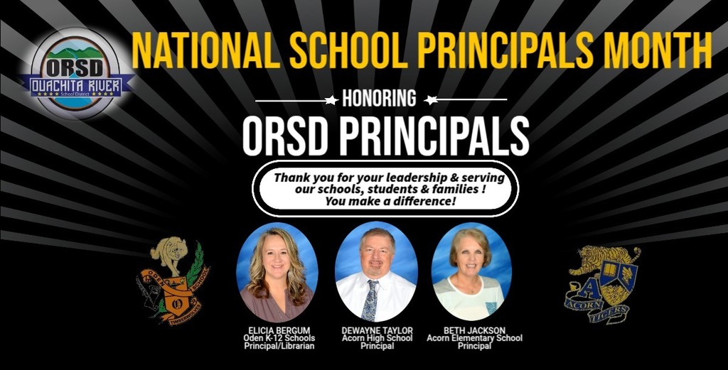 ORSD Principals - October is National Principals Month