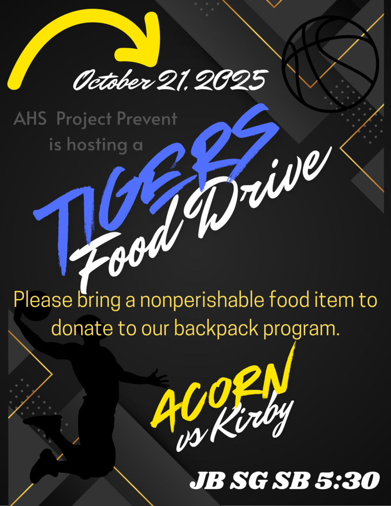 AHS Project Prevent Food Drive - 10-21-2025