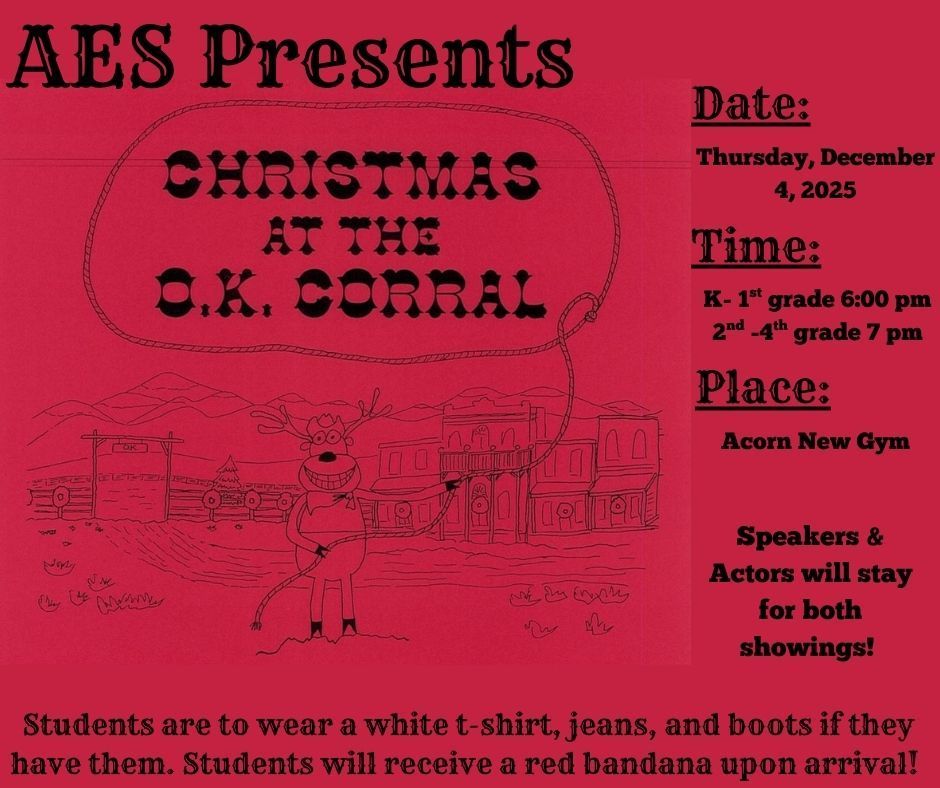 AES Presents Christmas at the OK Corral